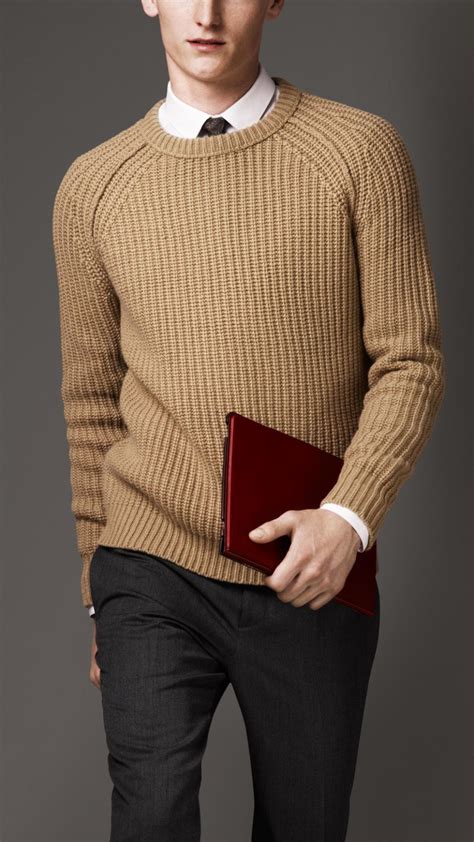 vintage burberry jumper mens|Burberry cashmere setup men.